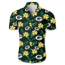 Load image into Gallery viewer, Washington Redskins NFL Apparel Men Comfortable Polyester Flower Button Shirt Personalized Full Color Full Plus Size Best Gift Printed Logo Team