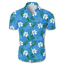 Load image into Gallery viewer, Washington Redskins NFL Apparel Men Comfortable Polyester Flower Button Shirt Personalized Full Color Full Plus Size Best Gift Printed Logo Team