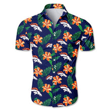 Load image into Gallery viewer, Washington Redskins NFL Apparel Men Comfortable Polyester Flower Button Shirt Personalized Full Color Full Plus Size Best Gift Printed Logo Team