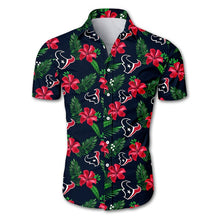 Load image into Gallery viewer, Washington Redskins NFL Apparel Men Comfortable Polyester Flower Button Shirt Personalized Full Color Full Plus Size Best Gift Printed Logo Team