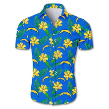 Load image into Gallery viewer, Washington Redskins NFL Apparel Men Comfortable Polyester Flower Button Shirt Personalized Full Color Full Plus Size Best Gift Printed Logo Team