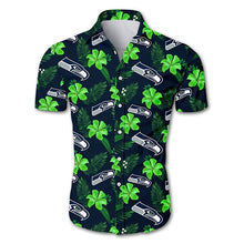 Load image into Gallery viewer, Washington Redskins NFL Apparel Men Comfortable Polyester Flower Button Shirt Personalized Full Color Full Plus Size Best Gift Printed Logo Team
