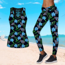 Load image into Gallery viewer, Chicago Bears NFL Women Premium Fabric Vest + Legging Allover Print Personalized Full Color Full Plus Size Best Gift Printed Logo Team