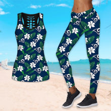Load image into Gallery viewer, Chicago Bears NFL Women Premium Fabric Vest + Legging Allover Print Personalized Full Color Full Plus Size Best Gift Printed Logo Team