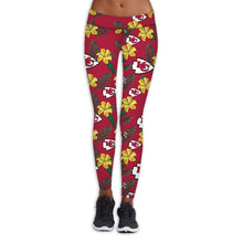 Load image into Gallery viewer, Philadelphia Eagles NFL Women Premium Fabric Legging Flower Allover Print Personalized Full Color Full Plus Size Best Gift Printed Logo Team