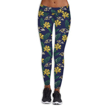 Load image into Gallery viewer, Philadelphia Eagles NFL Women Premium Fabric Legging Flower Allover Print Personalized Full Color Full Plus Size Best Gift Printed Logo Team