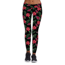 Load image into Gallery viewer, Philadelphia Eagles NFL Women Premium Fabric Legging Flower Allover Print Personalized Full Color Full Plus Size Best Gift Printed Logo Team