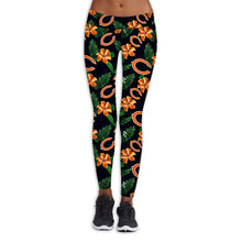 Load image into Gallery viewer, Philadelphia Eagles NFL Women Premium Fabric Legging Flower Allover Print Personalized Full Color Full Plus Size Best Gift Printed Logo Team