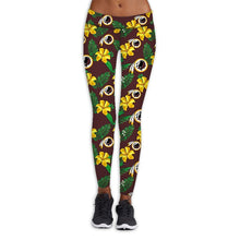 Load image into Gallery viewer, Philadelphia Eagles NFL Women Premium Fabric Legging Flower Allover Print Personalized Full Color Full Plus Size Best Gift Printed Logo Team