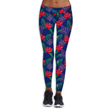 Load image into Gallery viewer, Carolina Panthers NFL Women Premium Fabric Legging Flower Allover Print Personalized Full Color Full Plus Size Best Gift Printed Logo Team