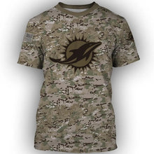 Load image into Gallery viewer, Miami Dolphins NFL Apparel Unisex Short Sleeve 3D T-Shirt Personalized Full Color Full Plus Size Best Gift Printed Logo Team