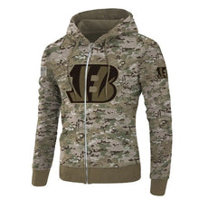 Load image into Gallery viewer, San Francisco 49ers NFL Apparel Men/Women Comfortable 3D Zip Hoodie Personalized Full Color Full Plus Size Best Gift Printed Logo Team