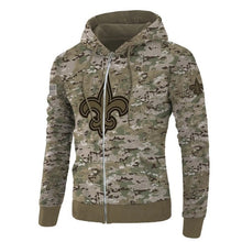 Load image into Gallery viewer, San Francisco 49ers NFL Apparel Men/Women Comfortable 3D Zip Hoodie Personalized Full Color Full Plus Size Best Gift Printed Logo Team