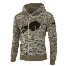 Load image into Gallery viewer, San Francisco 49ers NFL Apparel Men/Women Comfortable 3D Zip Hoodie Personalized Full Color Full Plus Size Best Gift Printed Logo Team