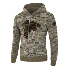 Load image into Gallery viewer, San Francisco 49ers NFL Apparel Men/Women Comfortable 3D Zip Hoodie Personalized Full Color Full Plus Size Best Gift Printed Logo Team