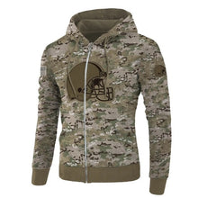 Load image into Gallery viewer, San Francisco 49ers NFL Apparel Men/Women Comfortable 3D Zip Hoodie Personalized Full Color Full Plus Size Best Gift Printed Logo Team