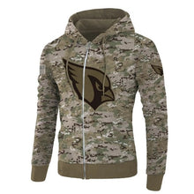 Load image into Gallery viewer, San Francisco 49ers NFL Apparel Men/Women Comfortable 3D Zip Hoodie Personalized Full Color Full Plus Size Best Gift Printed Logo Team