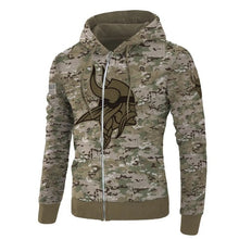 Load image into Gallery viewer, San Francisco 49ers NFL Apparel Men/Women Comfortable 3D Zip Hoodie Personalized Full Color Full Plus Size Best Gift Printed Logo Team