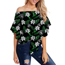 Load image into Gallery viewer, Oakland Raiders NFL Women Polyester Strapless Tshirt Personalized Full Color Full Plus Size Best Gift Printed Logo Team