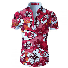 Load image into Gallery viewer, Dallas Cowboys NFL Apparel Men Short Sleeves Hawaiian Button Up Shirt Personalized Full Color Full Plus Size Best Gift Printed Logo Team