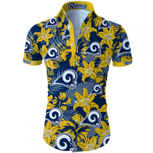 Load image into Gallery viewer, Dallas Cowboys NFL Apparel Men Short Sleeves Hawaiian Button Up Shirt Personalized Full Color Full Plus Size Best Gift Printed Logo Team