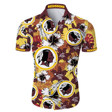 Load image into Gallery viewer, Dallas Cowboys NFL Apparel Men Short Sleeves Hawaiian Button Up Shirt Personalized Full Color Full Plus Size Best Gift Printed Logo Team