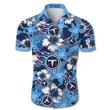 Load image into Gallery viewer, Dallas Cowboys NFL Apparel Men Short Sleeves Hawaiian Button Up Shirt Personalized Full Color Full Plus Size Best Gift Printed Logo Team