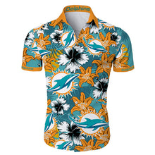 Load image into Gallery viewer, Dallas Cowboys NFL Apparel Men Short Sleeves Hawaiian Button Up Shirt Personalized Full Color Full Plus Size Best Gift Printed Logo Team