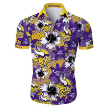 Load image into Gallery viewer, Dallas Cowboys NFL Apparel Men Short Sleeves Hawaiian Button Up Shirt Personalized Full Color Full Plus Size Best Gift Printed Logo Team