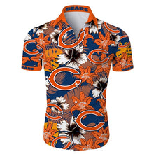 Load image into Gallery viewer, Dallas Cowboys NFL Apparel Men Short Sleeves Hawaiian Button Up Shirt Personalized Full Color Full Plus Size Best Gift Printed Logo Team