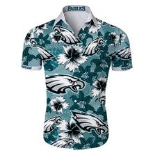 Load image into Gallery viewer, Dallas Cowboys NFL Apparel Men Short Sleeves Hawaiian Button Up Shirt Personalized Full Color Full Plus Size Best Gift Printed Logo Team